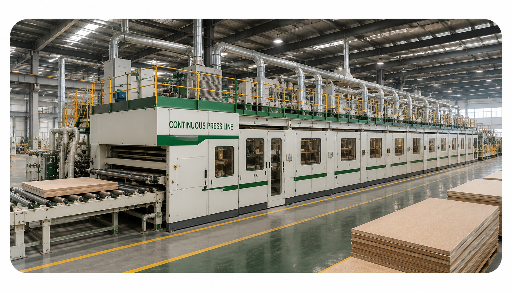 TINTAN WOOD continuous press production line