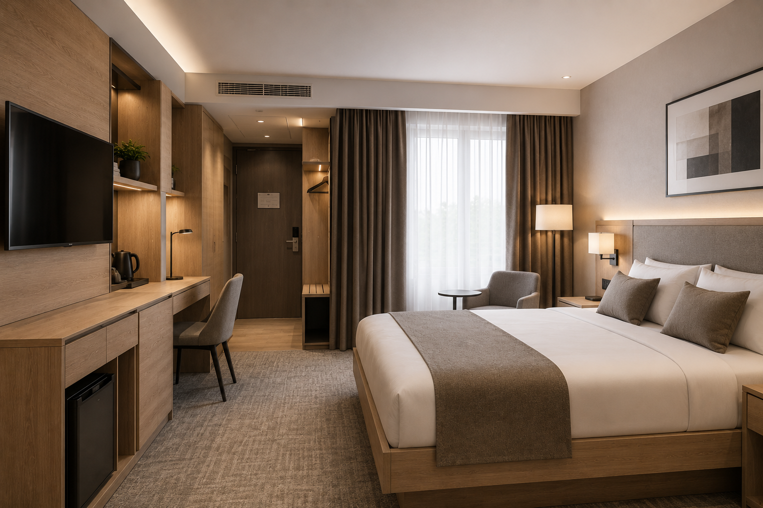 Hotel furniture panel applications