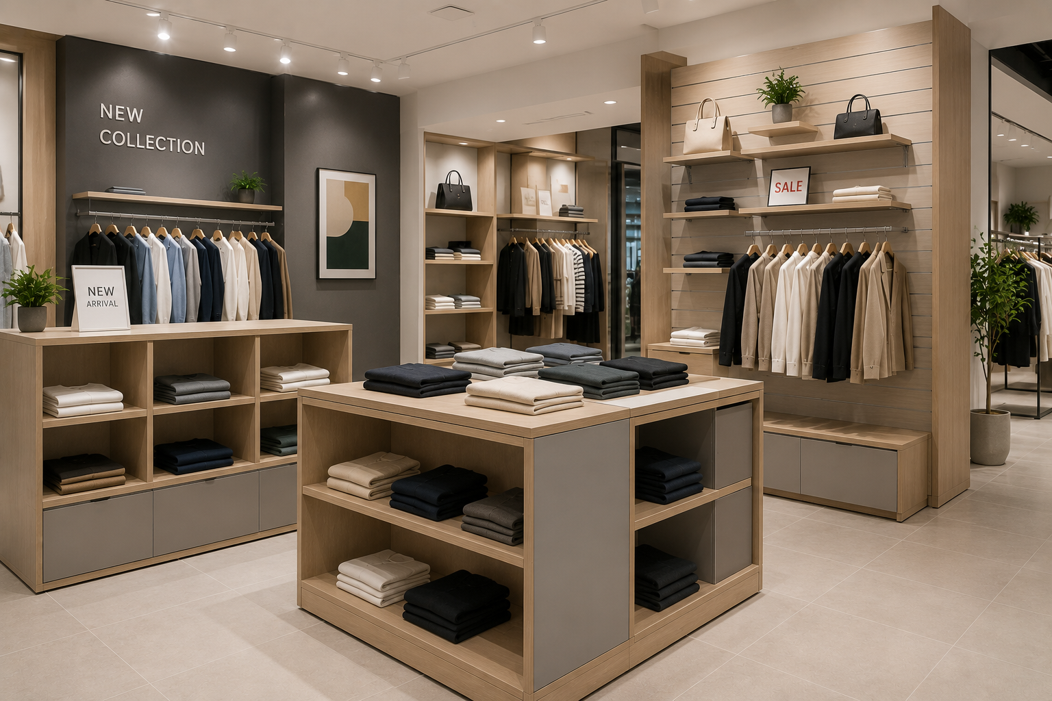 Retail display fixtures
