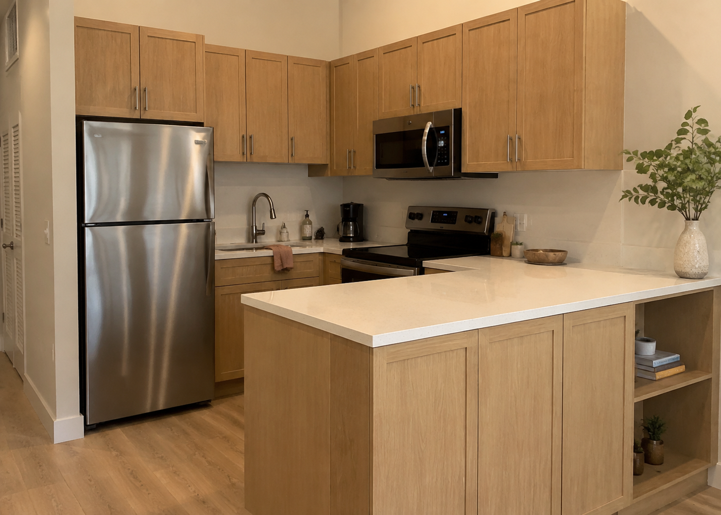 Kitchen island cabinetry