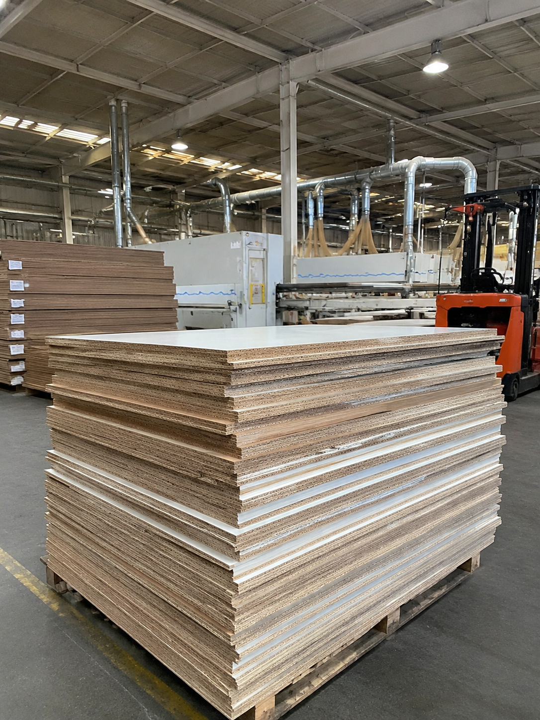 Wood panel manufacturing facility