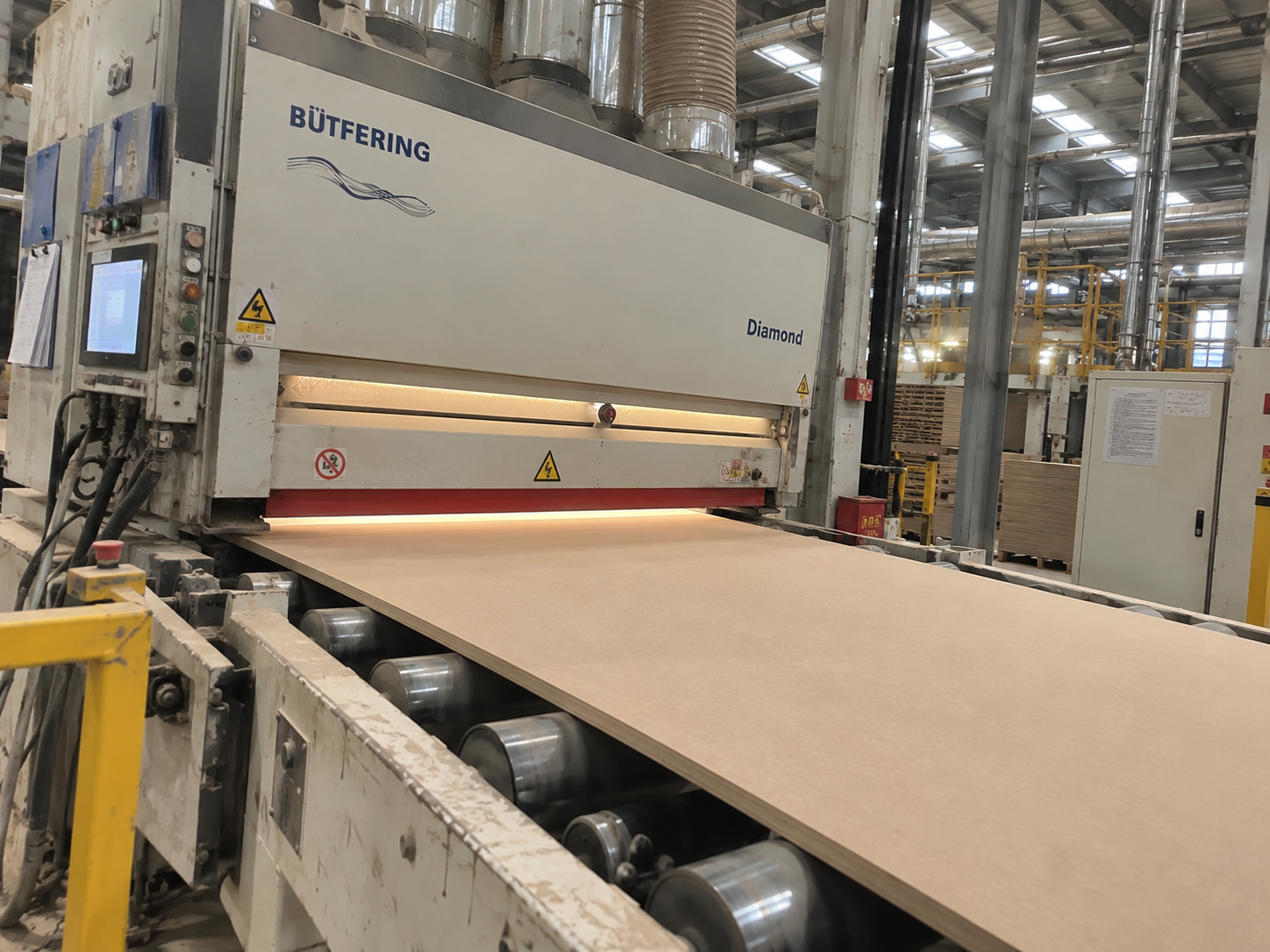 Panel sanding process